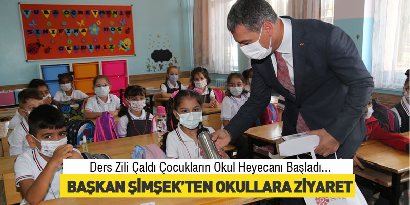 Başkan Şimşek'ten Okullara Ziyaret