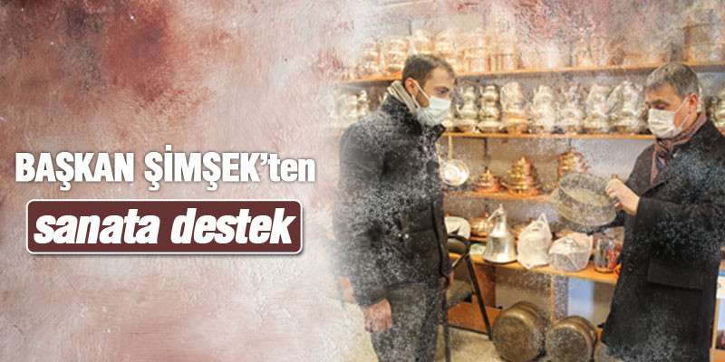 Ramazan Şimşek’ten sanata ve sanatçıya destek…