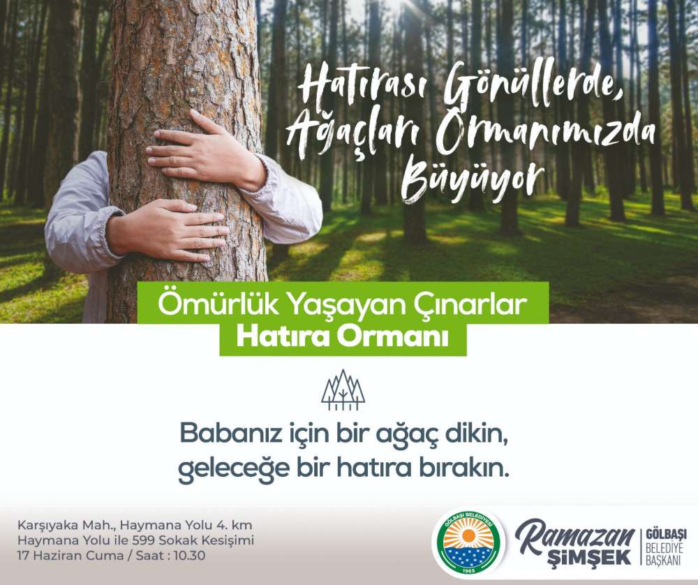 Başkan Şimşek “Geleceğe kök salacak bir ağaç, babalarımızın hatırasını ölümsüz kılacak”