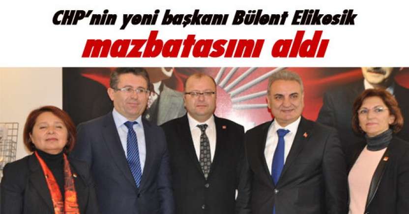 Bülent Elikesik mazbatasını aldı