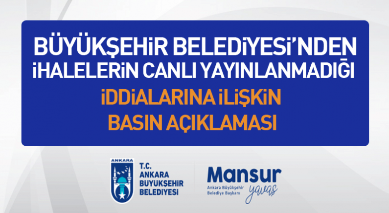 BÜYÜKŞEHİR'DEN O İDDİALARA YANIT