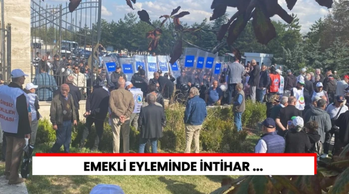 Emekli eyleminde intihar...