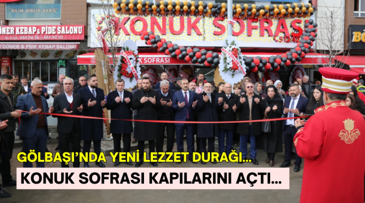 G&ouml;lbaşı&rsquo;nda Yeni Lezzet Durağı: Konuk Sofrası Kapılarını A&ccedil;tı...