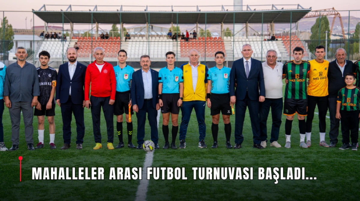 Mahalleler Arası Futbol Turnuvası Başladı...