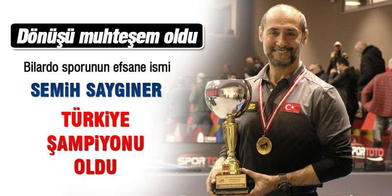 Saygıner’in Dönüşü Muhteşem Oldu